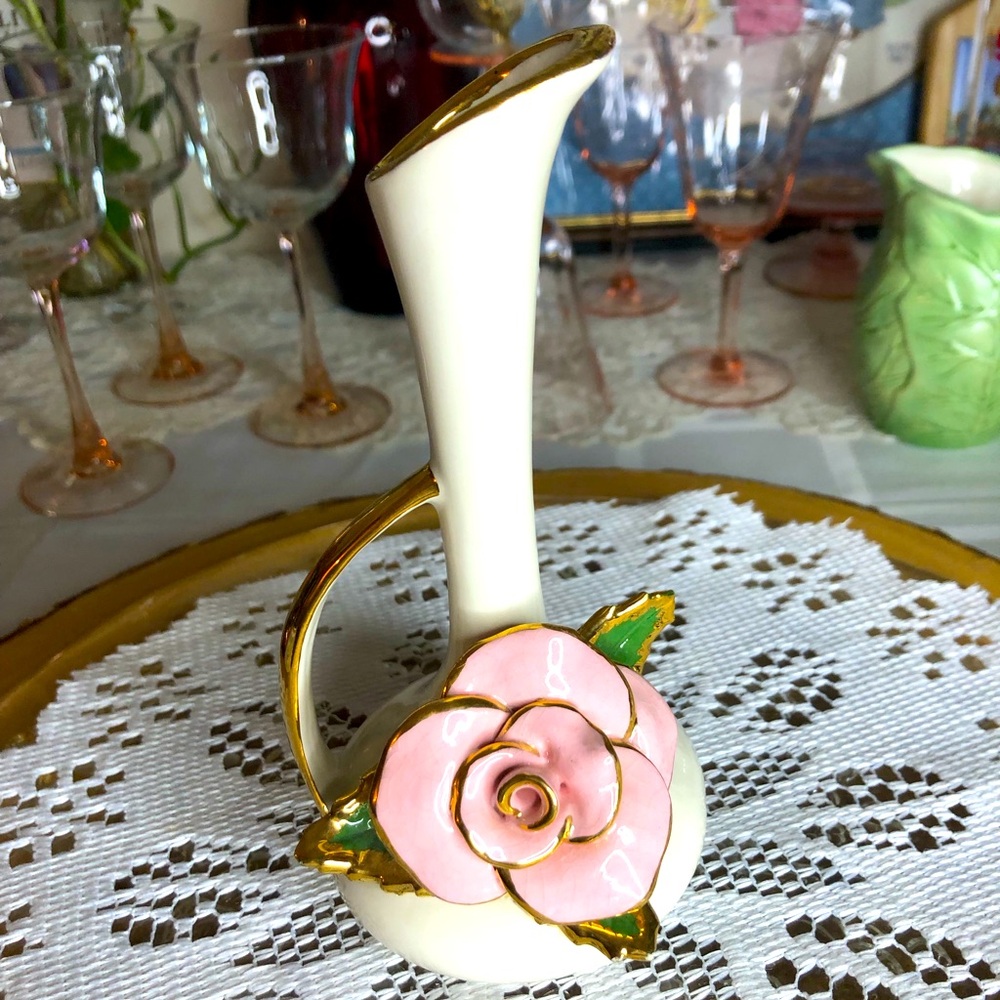 Porcelain bud vase